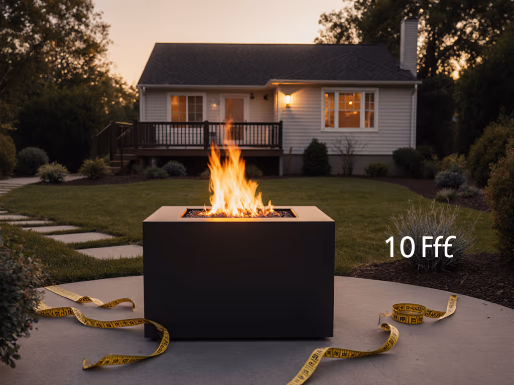 Fire Pit Safety Distance: 10-Foot Rule From House