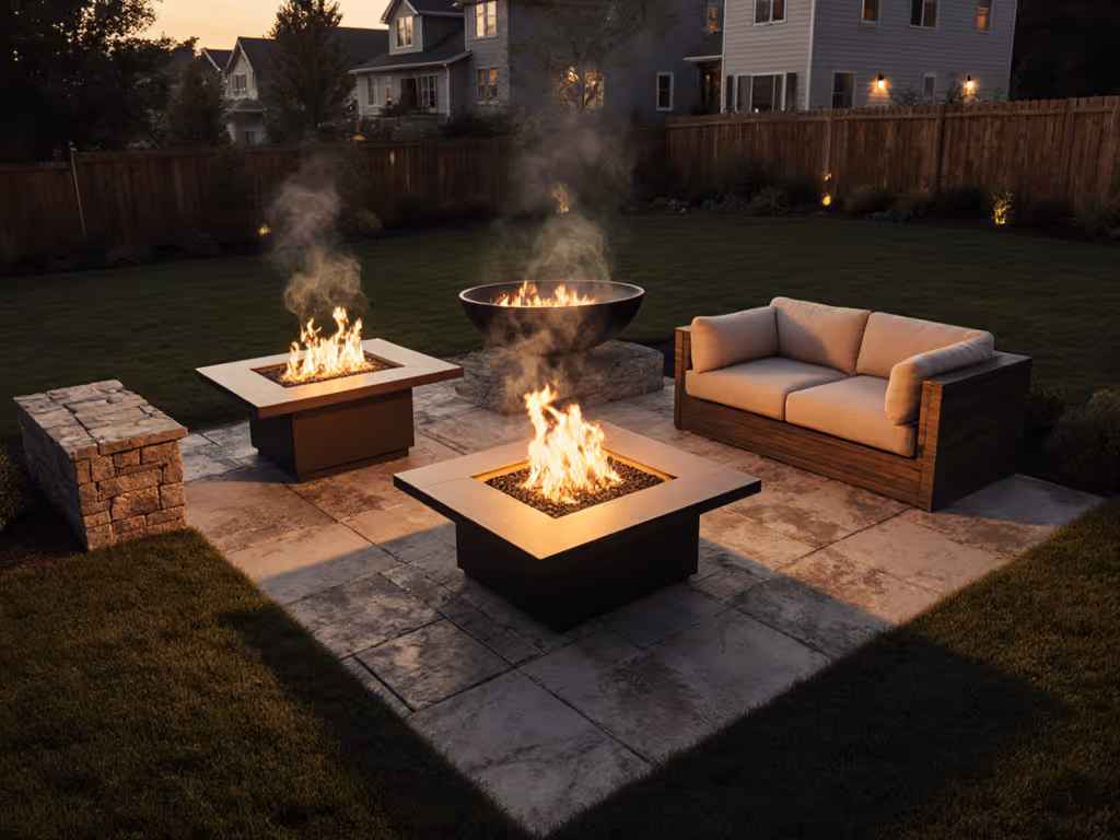 Hybrid Fire Pit Designs: Backyard Solutions by Shape