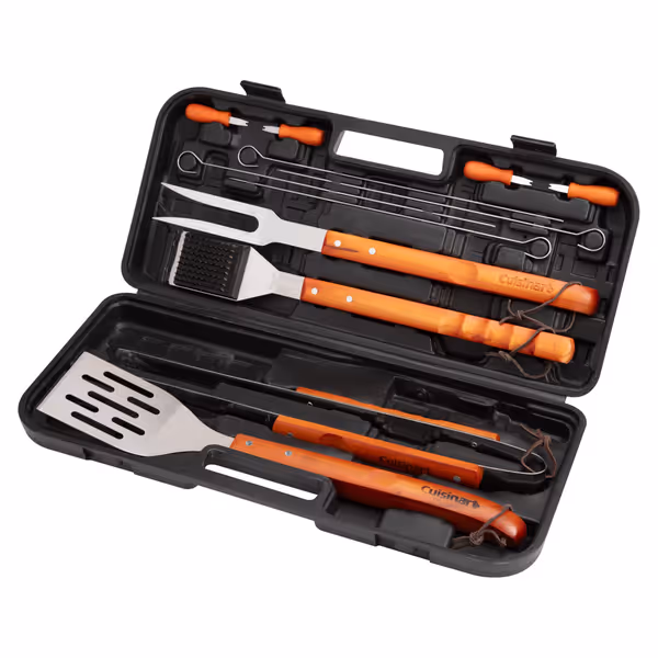 Cuisinart 13-Piece Wooden Grill Tool Set