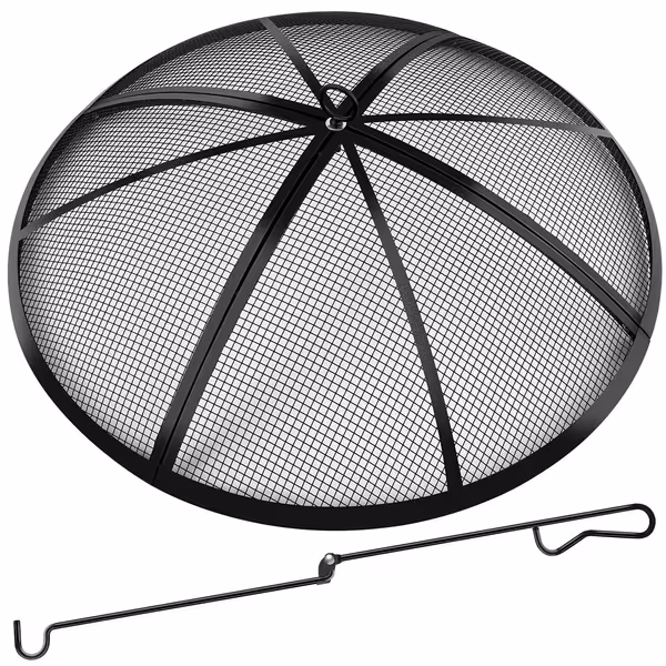 Fire Pit Spark Screen 24-inch