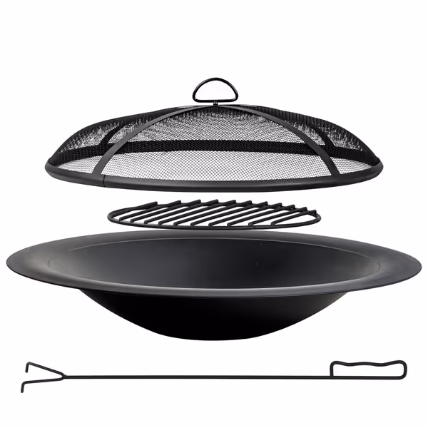 35-inch Steel Fire Pit Bowl