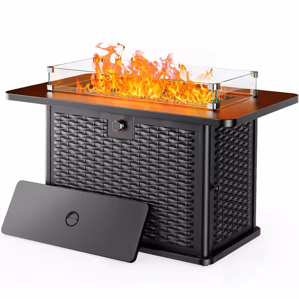 Ciays 43-Inch Propane Fire Pit Table